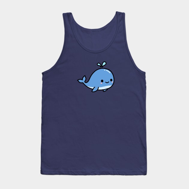 Whale Tank Top by littlemandyart